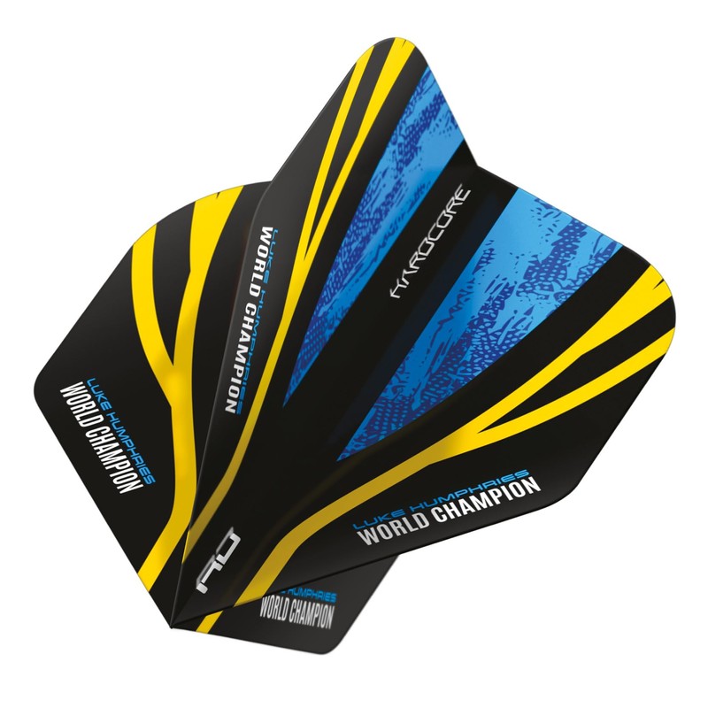 RED DRAGON Luke Humphries WC Hardcore Standard Dart Flights 3