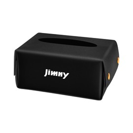 Yamlten Car Tissue Case, JIMNY Jimny, Car Tissue Box, Tissue Holder, PU Material, Storage Box, Can Hold All Tissues, Easy Installation, Black