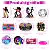 Disco Decoration Table Toppers, 70s Party Honeycomb Table Decoration, Dancing