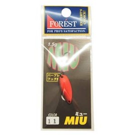 フォレスト(FOREST) ルアー MIU(ミュー) 1.5g No.11 スプーン