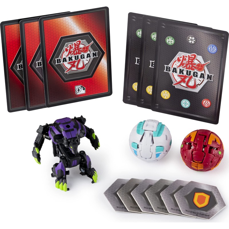 BAKUGAN Starter Pack, 2 Classic and 1 Ultra multi-coloured
