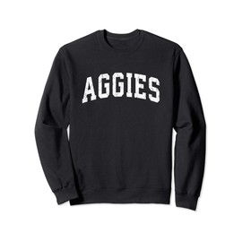 Aggies Mascot Vintage Athletic Sports Name Design Sweatshirt