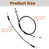 Narcilors Golf Cart Governor and Accelerator Cable Kit 102336001 Replacement