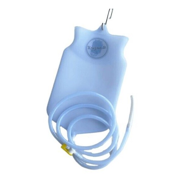 iEnema.com Silicone Home Enema Kit, Rubber Hose, Soft Insertion Tip,