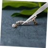 STOBOK Long Tweezer Jewelry Craft Tool Set Stainless Steel Nonslip
