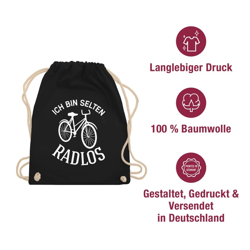 Shirtracer - Gym Bag Backpack - Sayings Statement - Ich