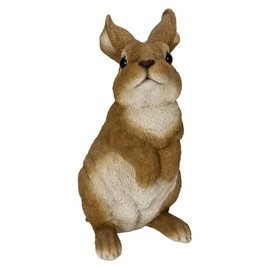 Ubia Standing Rabbit H12207 Doll Figure, Figure, Animal, Garden, Decoration, Realistic, Cute Rabbit, 6.1 x 5.1 x 10.0 inches (15.5 x 13 x 25.5 cm)