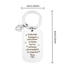 Kabulae Colleague Key Ring, Small Attention for Colleagues, Farewell Gift Colleagues, Gifts for Colleagues, farewell gift colleagues