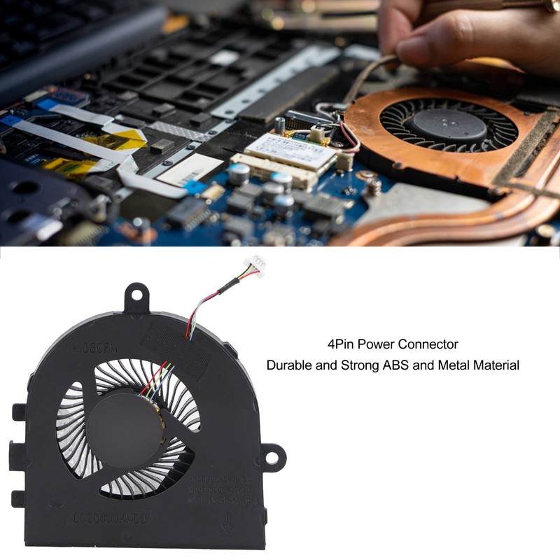 CPU Cooling Fan 4Pin Power DC 5V 0.5A Precise Size