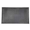 Ottomanson Easy Clean, Waterproof Non-Slip Indoor/Outdoor Rubber Doormat, 18" x