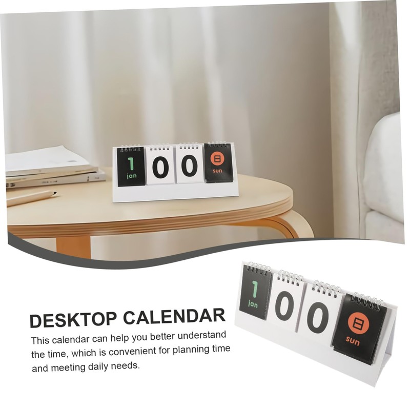 Tofficu Motivational Desk Calendar Countdown Calendar Day Date En Desk