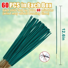60 Piezas Repelente De Mosquitos Natural Para Patio Al Aire