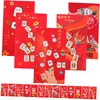 OHPHCALL 18pcs Mahjong Pattern Red Packets for Chinese Year Festive