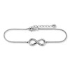 caï Women's Bracelet Curb Chain Infinity Sign 925 Sterling Silver
