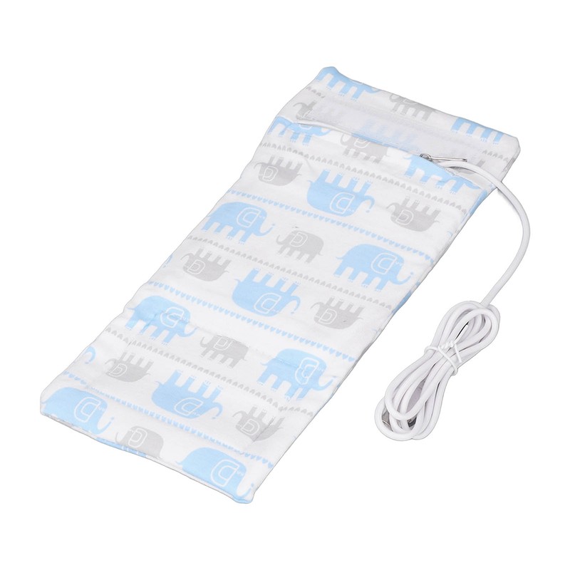 Travel Milk Heat Bag USB Portable Compact Zip Closure Thermostat