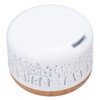 Desktop Humidifier 300ml Wood Grain Design Low Noise Aromatherapy Humidifier