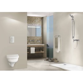 GROHE 38844P00 Arena Cosmopolitan Flush Plate - Brushed Chrome