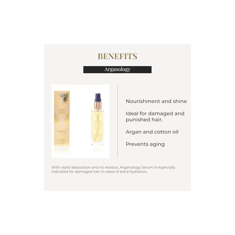 Salerm Biokera Natura Arganology Serum, 2 Ounce