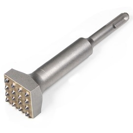 Utoolmart 5 5/8 x 1 1/4 inch, 16 Tips SDS Plus Bushing Tool, Square Head Concrete Roughness Coating Remove Bushing Bit Rotary Hammer for Concrete Repair