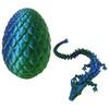 Eymobad 3D Printed Dragon Egg, Mysterious Dragon Toy, Realistic, 3D