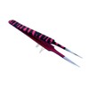 Stainless Steel Jeweler Style Tweezers #5 Pink Black Zebra Color