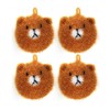 Bear scrubber full of foam 4P acryl