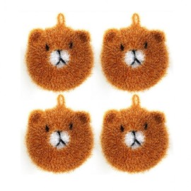 Bear scrubber full of foam 4P acryl