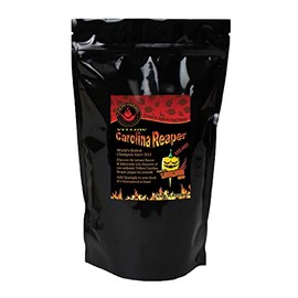 Yellow Carolina Reaper Ground Pepper by Magic Plant – 2 Oz - Extremely Hot Rare Strain 1.4M - 2.2M SHUs | Fine Ground Chili Powder | Sweet Tangy Citrus Flavor | Tropical Cuisine and Cocktails