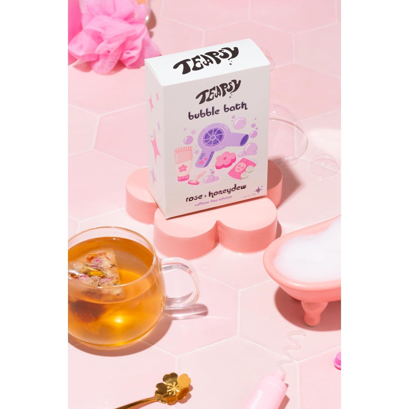 Teapsy "Bubble Bath" Tea | Rose & Honeydew Tea |