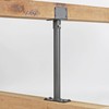 Mayset 1Pack 3.6" Saddle Stainless Steel Roof Riser for Patio