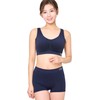 VIAGE Night Bra & Shorts Set, Hip Lifting, Compression, Wireless,