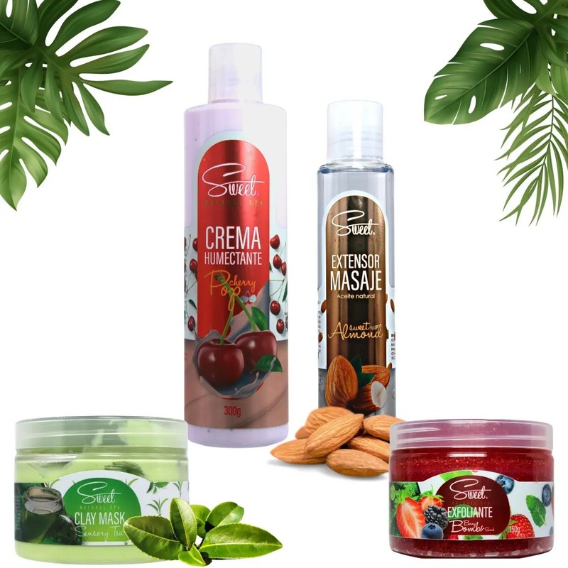 Kit Moment. Mascarilla, Crema, Aceite Y Exfoliante Corporal.