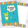 20 x Cute Bear Thank You Cards - A6 Postcard