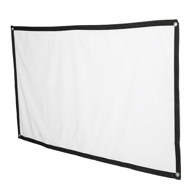 84inch Projector Screen 16:9 HD Projection Screen with Hook for