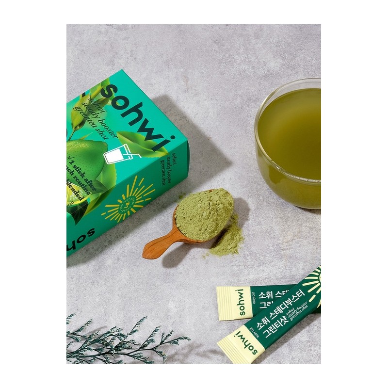 Sohwi Green Tea Shot 6 boxes (84 packs) / 소휘