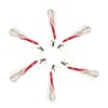 Offshore Fishing Gear: 4.5" Tuna Clone Rigs Red/White 6 pcs