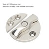 Boat Door Catch Latch Round 45mm 180° Rotation 316 Stainless