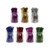 JHere 4'' Long Metallic Twist Ties - 7 Colors, 700