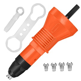 Yuentoen Rivet Gun Rivet Attachment Rivet Nut Gun Cordless Drill Adapter Rivet Attachment for Cordless Screwdrivers and Drills for Riveting Blind Rivets for Rivets from 2.4 - 4.8 mm