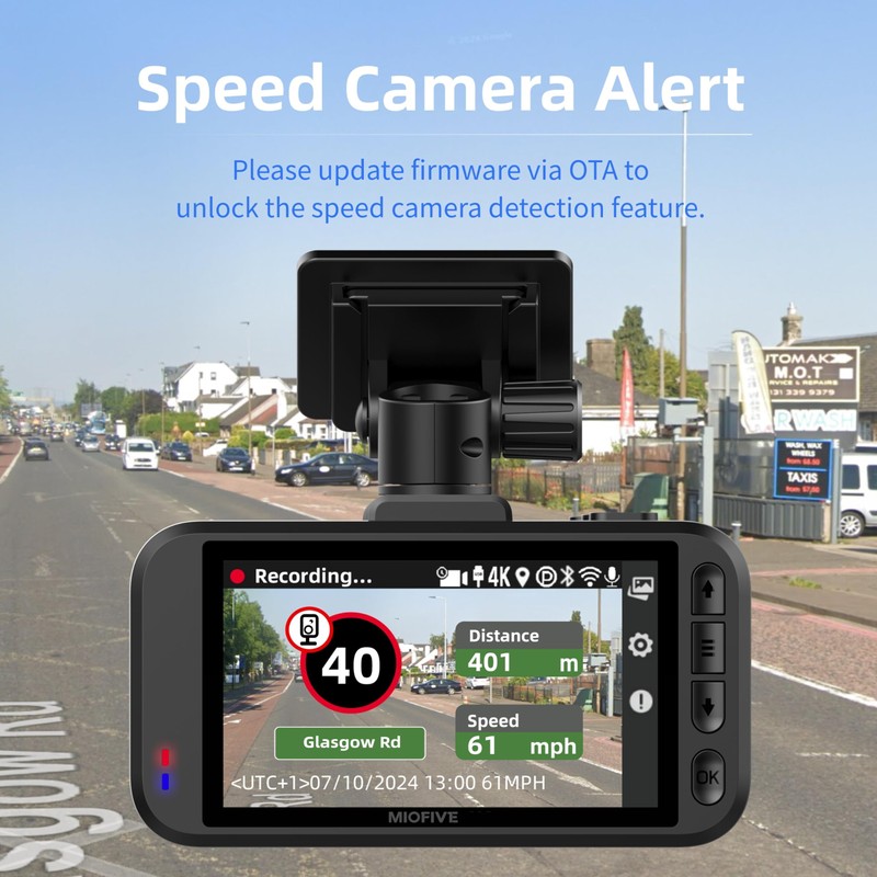 Dash Cam Front for Car 4K/2160P Dash Camera with 5G