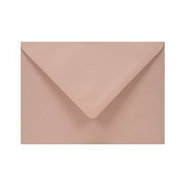 Netuno Woodstock Cipria Envelopes Pale Pink DIN B6 125 x 175 mm 110 g Natural Coloured Eco Envelopes Recycled Elegant Beautiful Invitation Envelopes High Quality Environmental Envelopes B6 Pack of 100