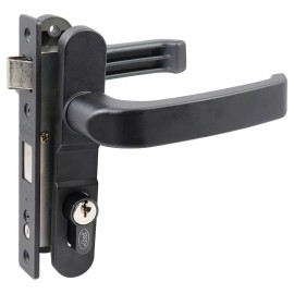 Lock Cerradura Lock Para Puerta De Aluminio Color Negro 11cl /vc