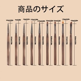 Nail Brushes Set of 9 Nail Art Brush Set for Gel Nail Painting Brushes Pull Line Nail Brushes Extra Fine Nail Tools for Beginners and Professionals Nail Supplies (Set of 9)