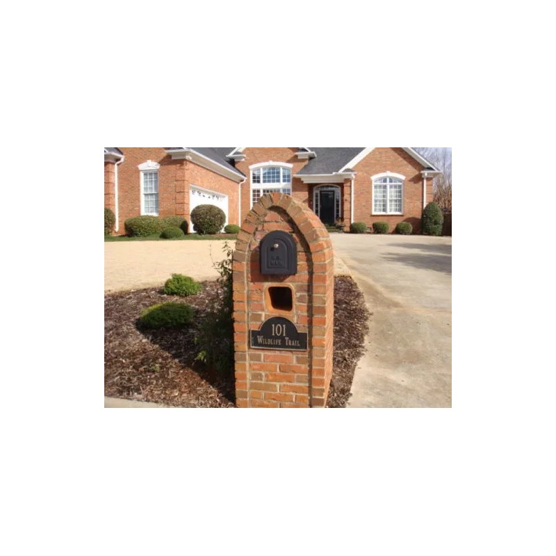 Better Box Mailboxes 8" Brick Mailbox Door - Cast Aluminum