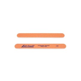 Soft Touch 7" Nail File Pink Mylar 120/120 grit 10 Pcs