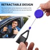MUQIDA 2PCS Retractable Lighter Leash, Anti Lost Lighter Holder Keychain