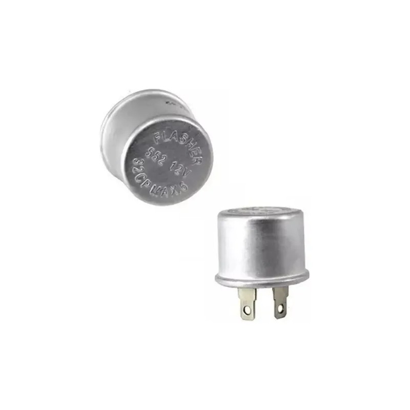 Flasher Destellador Thermico 2 Pines 12v Aluminio Universal