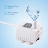 Driew 3W DC 3.5-8V USB Water Pump with Power Cord,
