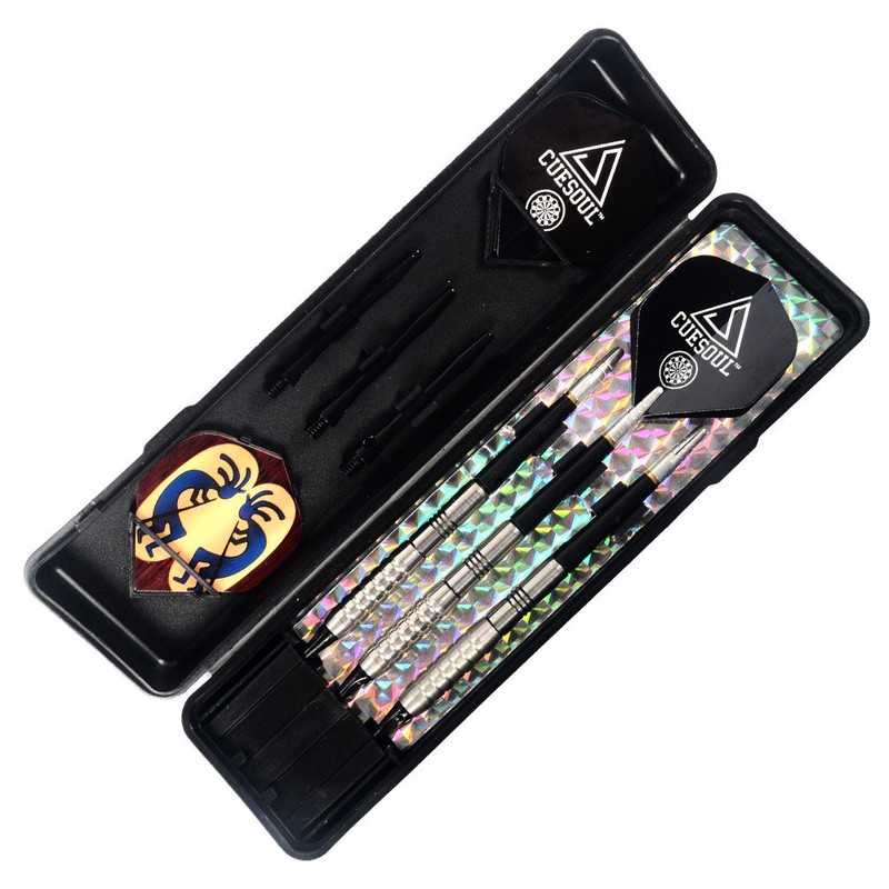 CUESOUL Tungsten Soft Tip Darts - Precision Barrel 0.6 Ounce