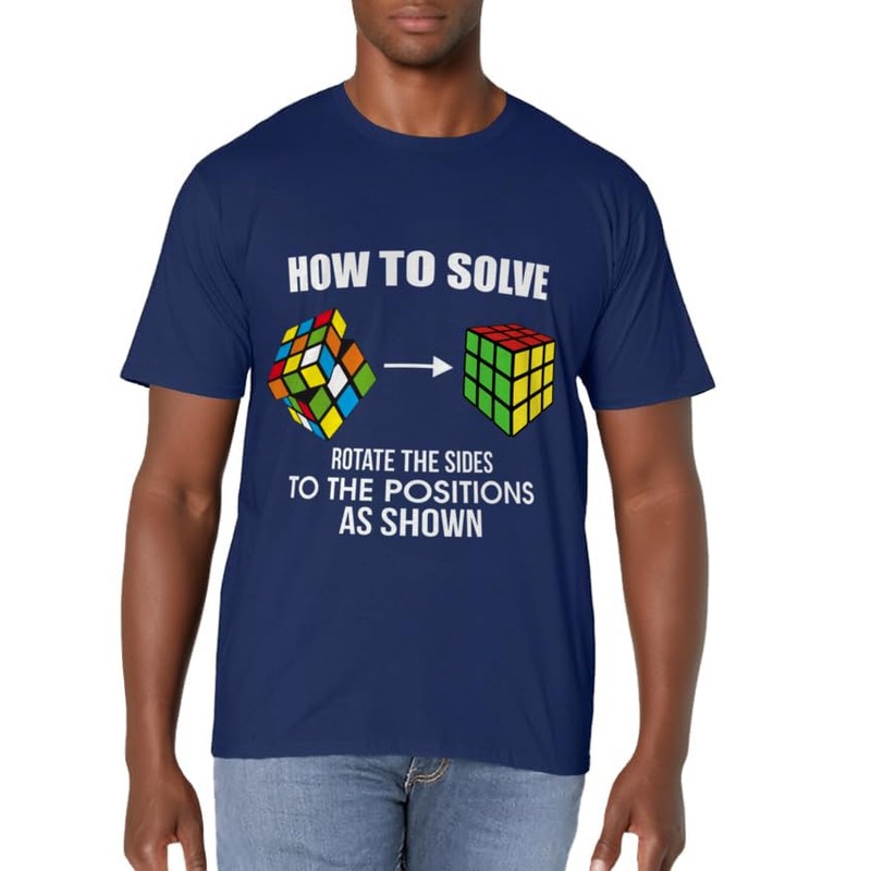 How to Solve Puzzle Cube - Funny Cubing T-Shirt